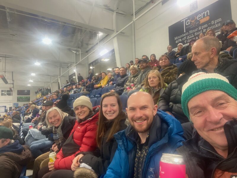 Ice hockey in Canmore, Canada. Image © PlanetSKI